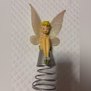 DISNEY 2007 TINKERBELL ON THIMBLE TINK CHRISTMAS XMAS TREE TOPPER